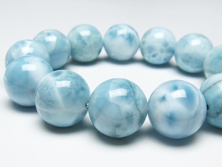 ラリマー ブレスレット 18mm 一点物 199-193