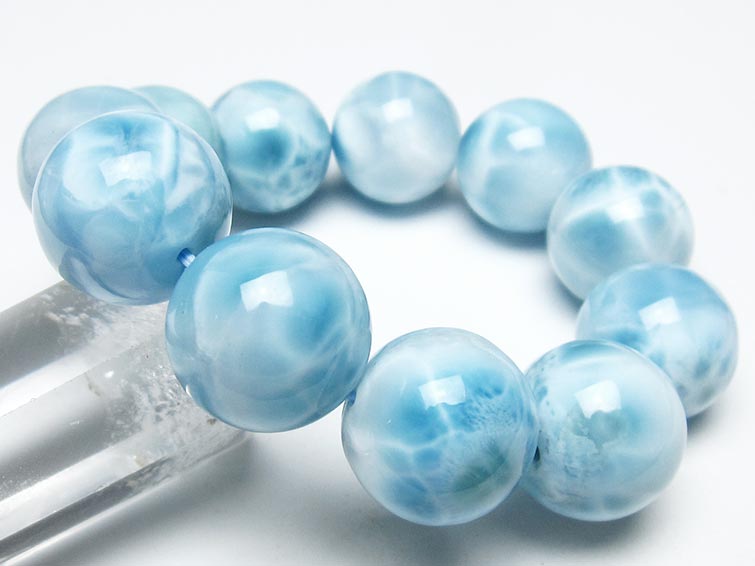 ラリマー ブレスレット 20mm 一点物 199-196