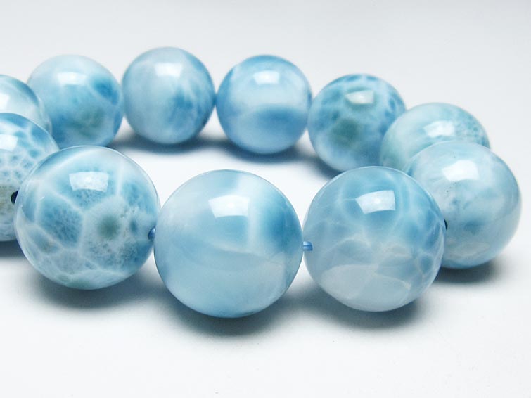 ラリマー ブレスレット 20mm 一点物 199-196