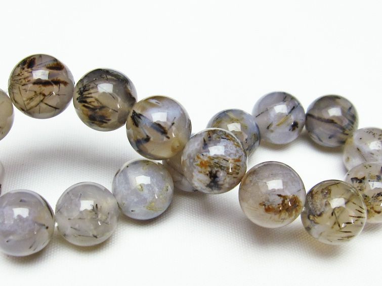 ルチルインアゲート ブレスレット 12mm 一点物 メール便可 [M便 1/10] 111-11142