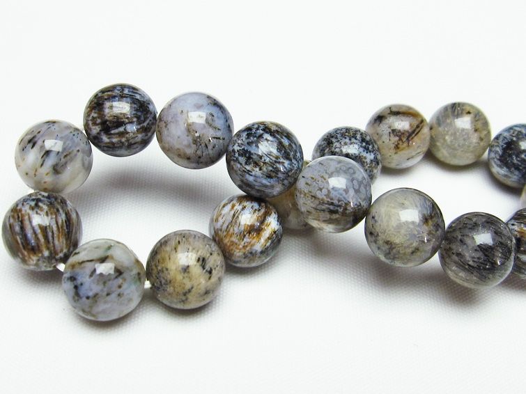 ルチルインアゲート ブレスレット 12mm 一点物 メール便可 [M便 1/10] 111-11172