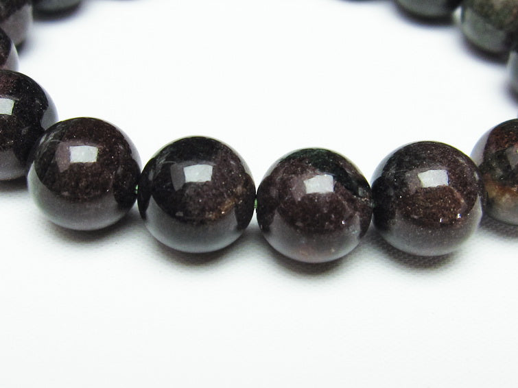 ガーデンクォーツ ブレスレット 12mm 一点物 メール便可 [M便 1/10] 111-12197