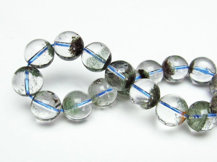 ガーデンクォーツ ブレスレット 13mm 一点物 メール便可 [M便 1/10] 111-12219