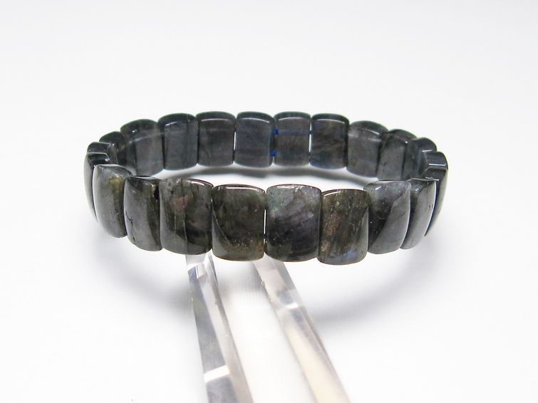 ラブラドライト バングル 一点物 メール便可 [M便 1/10] 111-15224