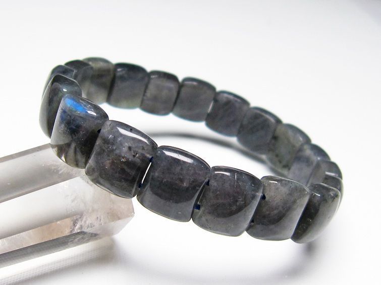 ラブラドライト バングル 一点物 メール便可 [M便 1/10] 111-15242