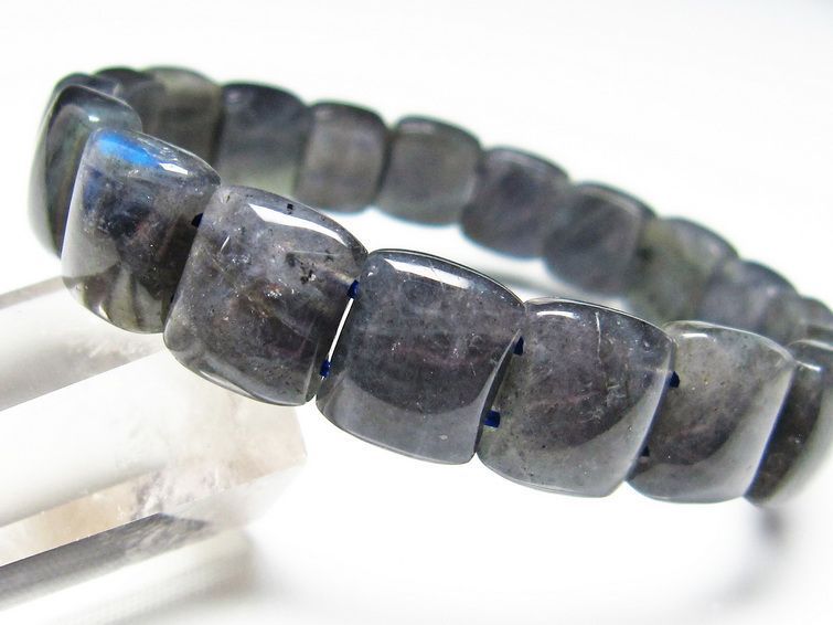 ラブラドライト バングル 一点物 メール便可 [M便 1/10] 111-15242