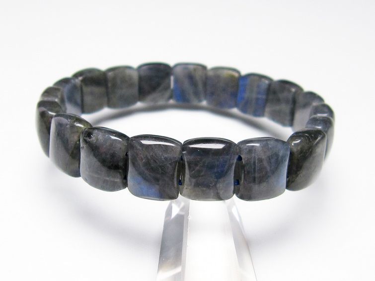 ラブラドライト バングル 一点物 メール便可 [M便 1/10] 111-15259