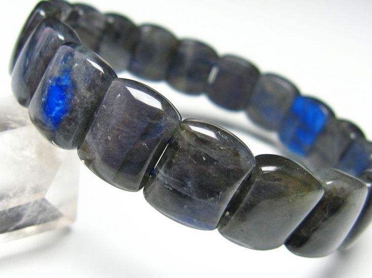 ラブラドライト バングル 一点物 メール便可 [M便 1/10] 111-15267