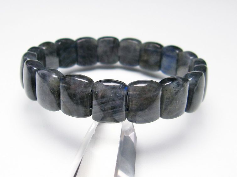 ラブラドライト バングル 一点物 メール便可 [M便 1/10] 111-15267