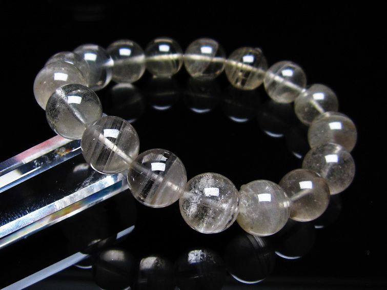 ホワイトファントム ブレスレット 12mm 一点物 メール便可 [M便 1/10] 111-17921