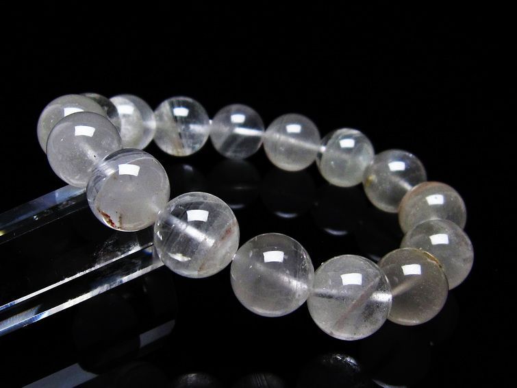 ファントムクォーツ ブレスレット 12mm 一点物 メール便可 [M便 1/10] 111-17929