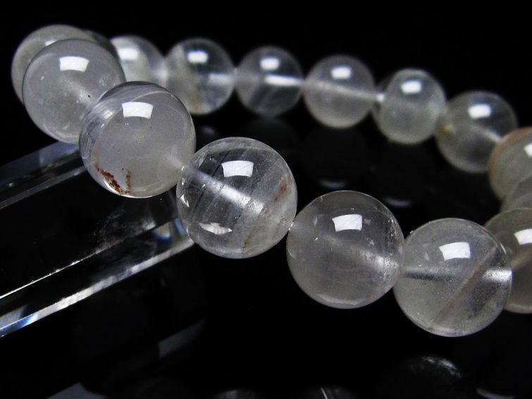 ファントムクォーツ ブレスレット 12mm 一点物 メール便可 [M便 1/10] 111-17929