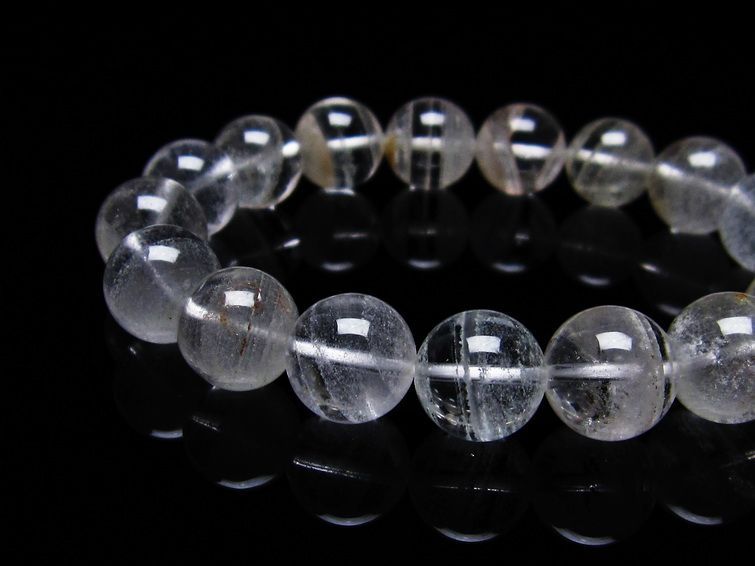 ファントムクォーツ ブレスレット 12mm 一点物 メール便可 [M便 1/10] 111-17986