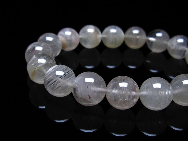 ファントムクォーツ ブレスレット 12mm 一点物 メール便可 [M便 1/10] 111-17987