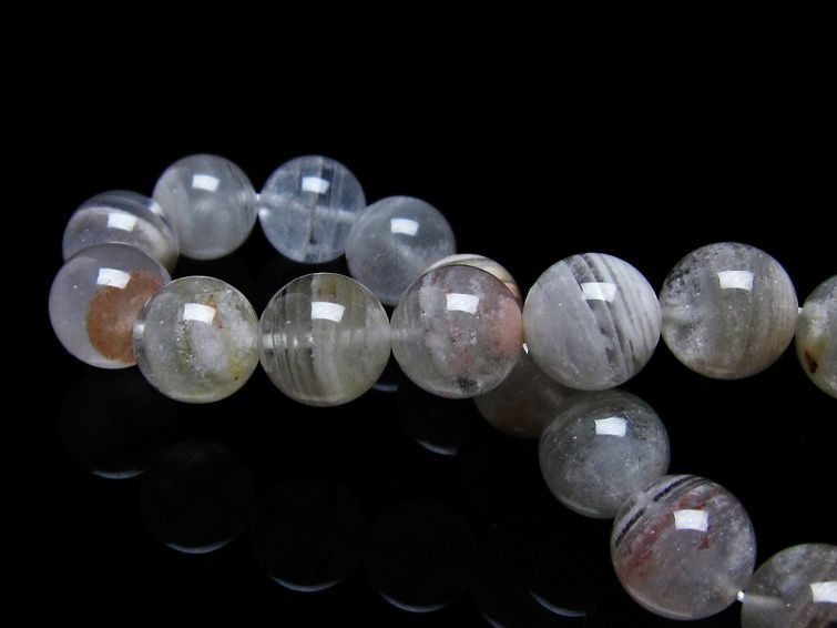 ホワイトファントム ブレスレット 12mm 一点物 メール便可 [M便 1/10] 111-17989