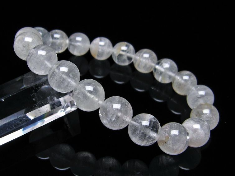 ファントムクォーツ ブレスレット 11mm 一点物 メール便可 [M便 1/10] 111-19853