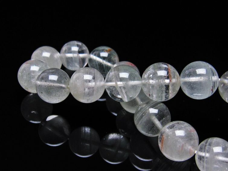 ファントムクォーツ ブレスレット 12mm 一点物 メール便可 [M便 1/10] 111-19862