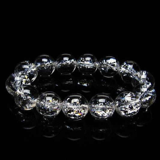 アイリスクォーツ ブレスレット 水晶 ブレス 16mm [送料無料] 一点物 111-20284