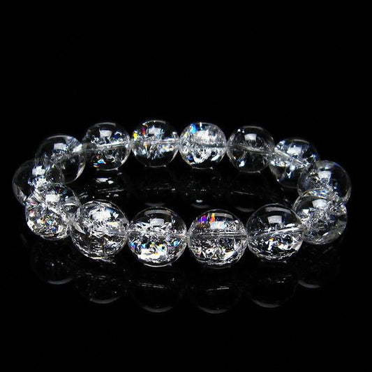 アイリスクォーツ ブレスレット 水晶 ブレス 16mm [送料無料] 一点物 111-20289
