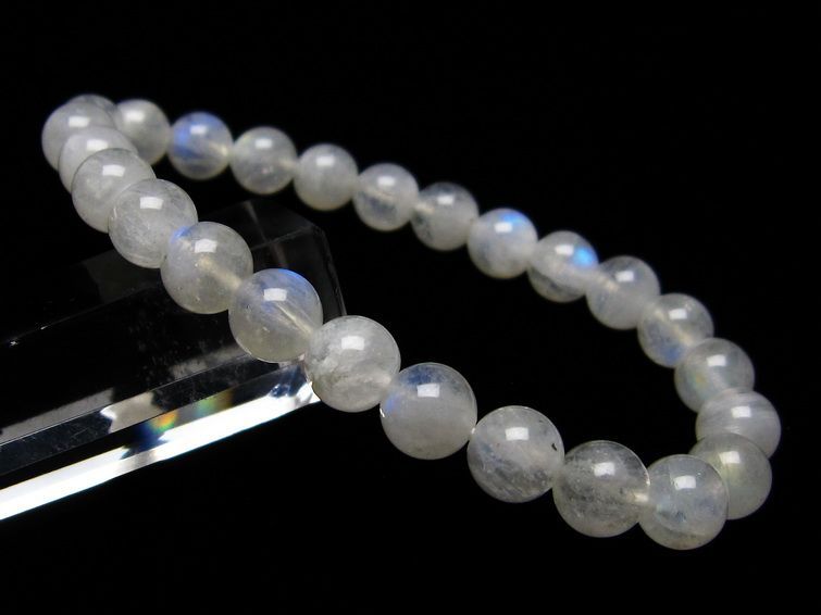 ムーンストーン ブレスレット 8mm 一点物 メール便可 [M便 1/10] 111-20743