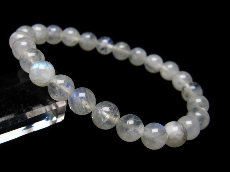 ムーンストーン ブレスレット 8mm 一点物 メール便可 [M便 1/10] 111-20753