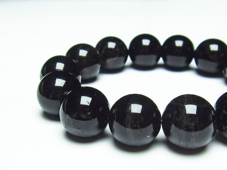 モリオン 黒水晶 ブレスレット 16mm 一点物 メール便可 [M便 1/10] 111-21152