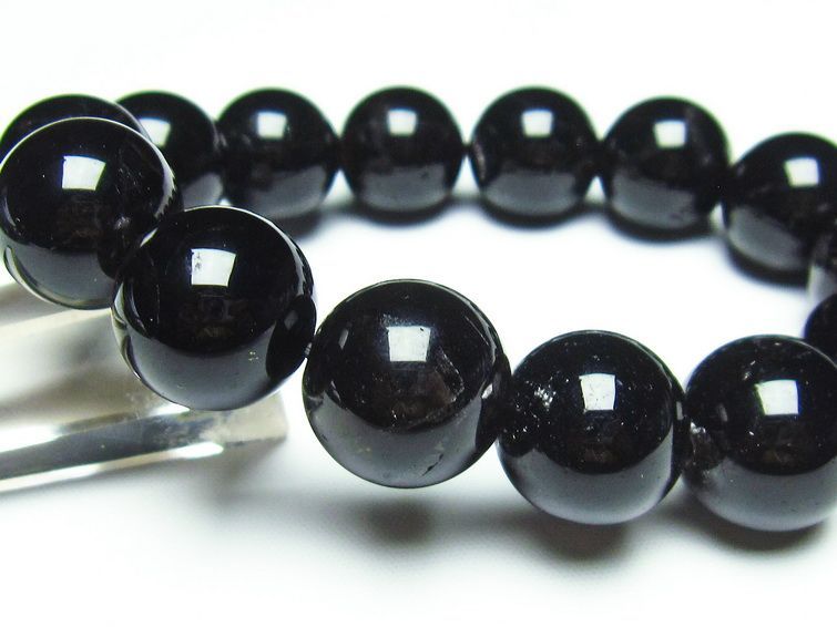 黒水晶 モリオン ブレスレット 16mm 一点物 メール便可 [M便 1/10] 111-21283