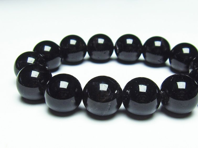 黒水晶 モリオン ブレスレット 16mm 一点物 メール便可 [M便 1/10] 111-21283