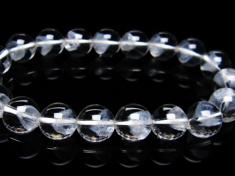 ホワイトファントム ブレスレット 10mm 一点物 メール便可 [M便 1/10] 111-21286 【sold out】
