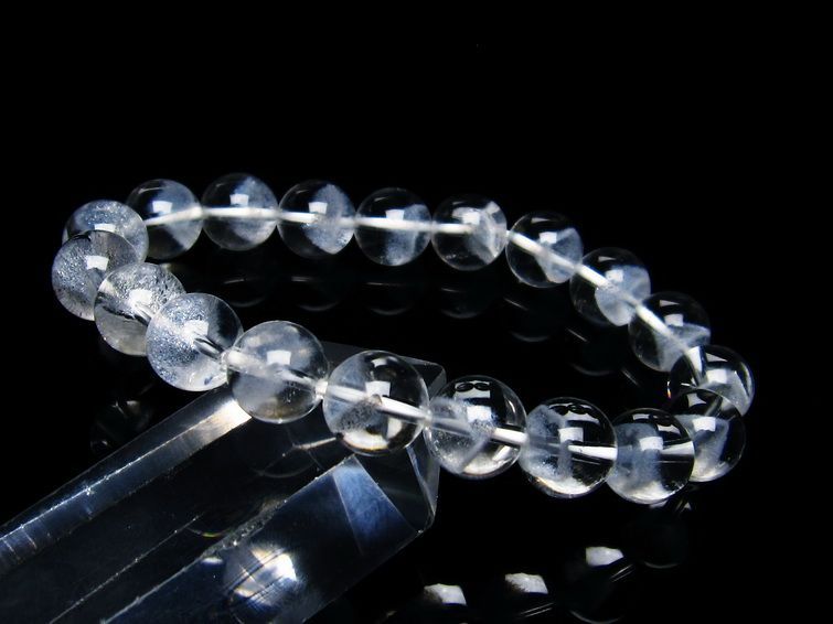 ホワイトファントム ブレスレット 10mm 一点物 メール便可 [M便 1/10] 111-21287