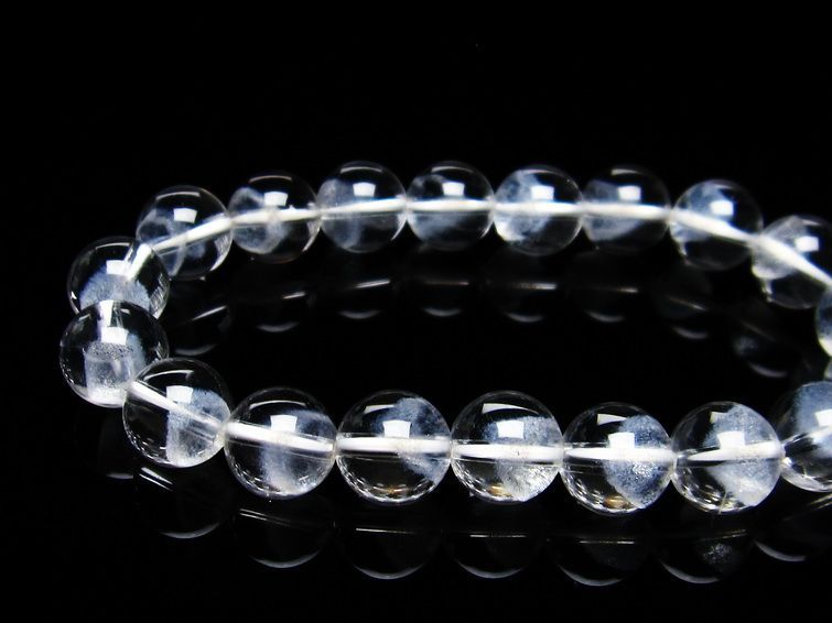ホワイトファントム ブレスレット 10mm 一点物 メール便可 [M便 1/10] 111-21291 【sold out】