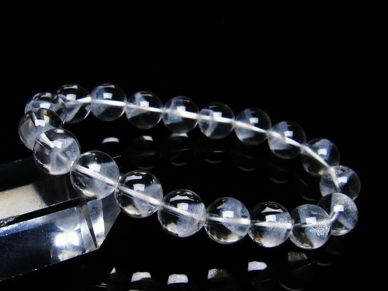 ホワイトファントム ブレスレット 10mm 一点物 メール便可 [M便 1/10] 111-21292