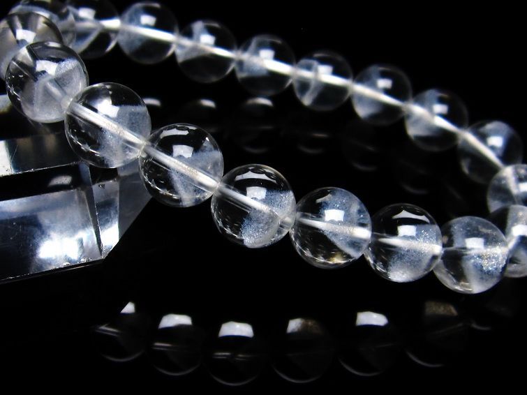 ホワイトファントム ブレスレット 10mm 一点物 メール便可 [M便 1/10] 111-21292