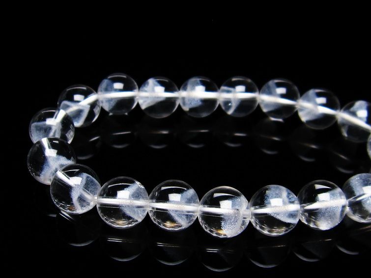 ホワイトファントム ブレスレット 10mm 一点物 メール便可 [M便 1/10] 111-21292