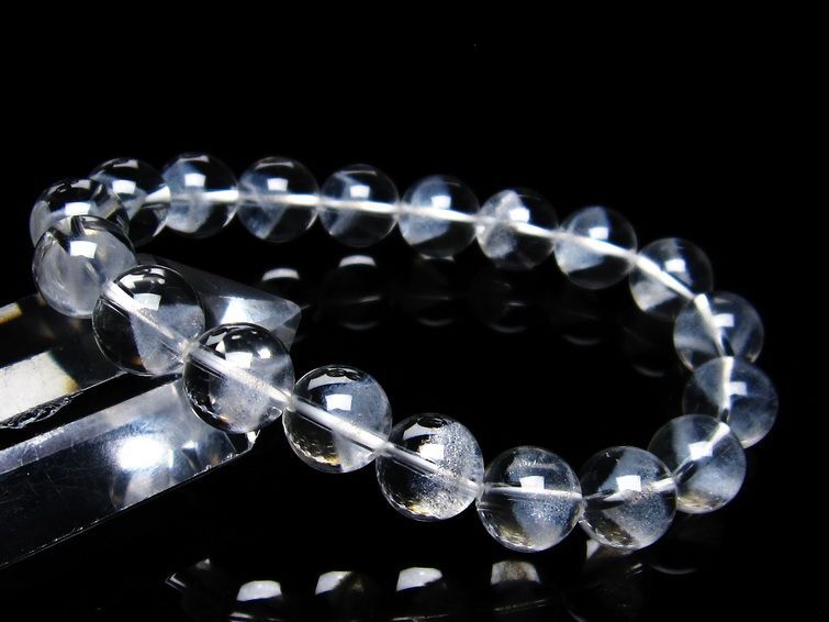 ホワイトファントム ブレスレット 10mm 一点物 メール便可 [M便 1/10] 111-21294 【sold out】