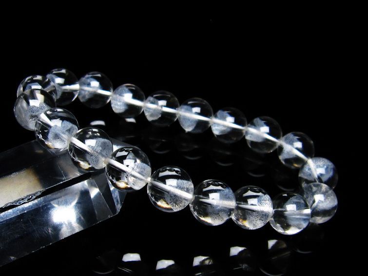 ホワイトファントム ブレスレット 10mm 一点物 メール便可 [M便 1/10] 111-21295