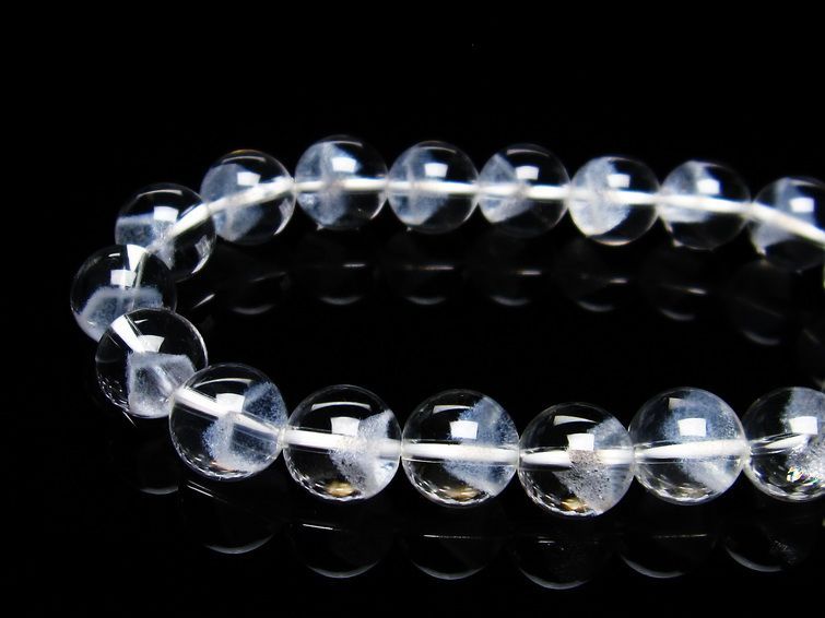 ホワイトファントム ブレスレット 10mm 一点物 メール便可 [M便 1/10] 111-21299