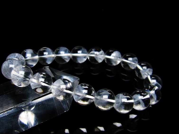 ホワイトファントム ブレスレット 10mm 一点物 メール便可 [M便 1/10] 111-21301