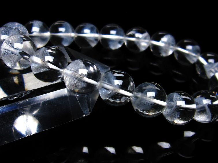 ホワイトファントム ブレスレット 10mm 一点物 メール便可 [M便 1/10] 111-21301