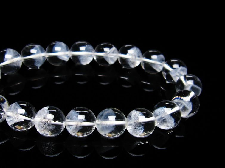 ホワイトファントム ブレスレット 10mm 一点物 メール便可 [M便 1/10] 111-21301