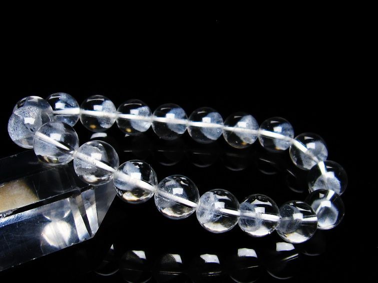 ホワイトファントム ブレスレット 10mm 一点物 メール便可 [M便 1/10] 111-21302