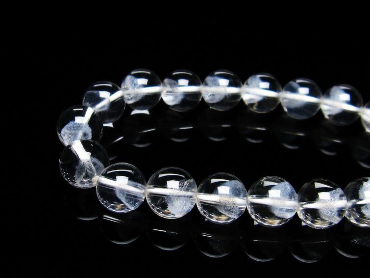 ホワイトファントム ブレスレット 10mm 一点物 メール便可 [M便 1/10] 111-21309