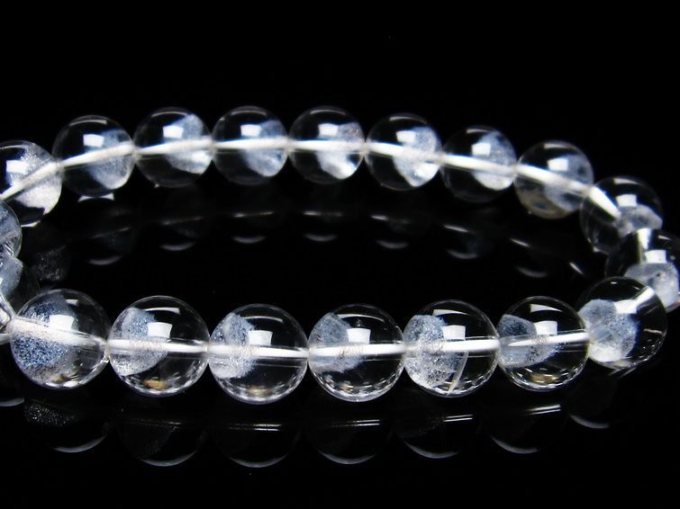 ホワイトファントム ブレスレット 10mm 一点物 メール便可 [M便 1/10] 111-21312