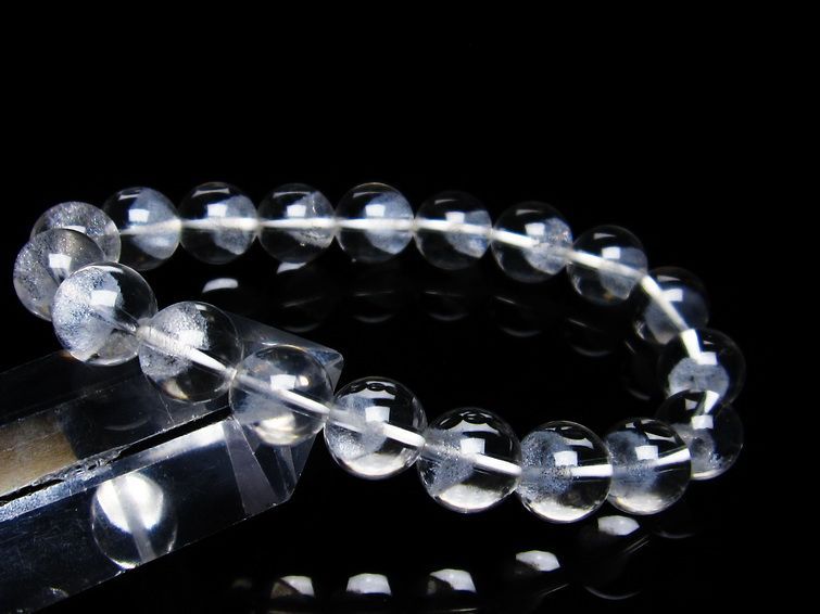ホワイトファントム ブレスレット 10mm 一点物 メール便可 [M便 1/10] 111-21317