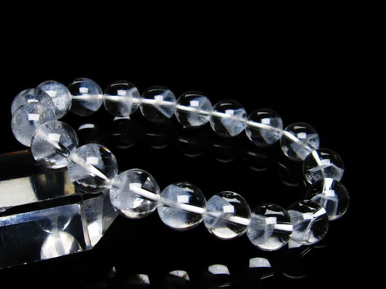 ホワイトファントム ブレスレット 10mm 一点物 メール便可 [M便 1/10] 111-21322
