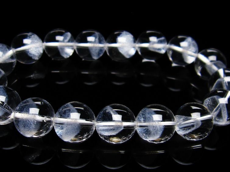 ホワイトファントム ブレスレット 12mm  一点物 111-21326