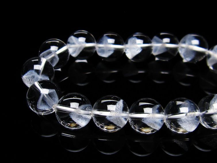 ホワイトファントム ブレスレット 12mm  一点物 111-21329