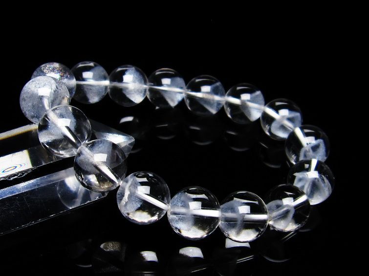 ホワイトファントム ブレスレット 12mm  一点物 111-21330