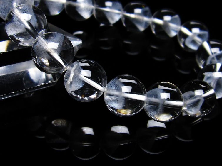ホワイトファントム ブレスレット 12mm  一点物 111-21330