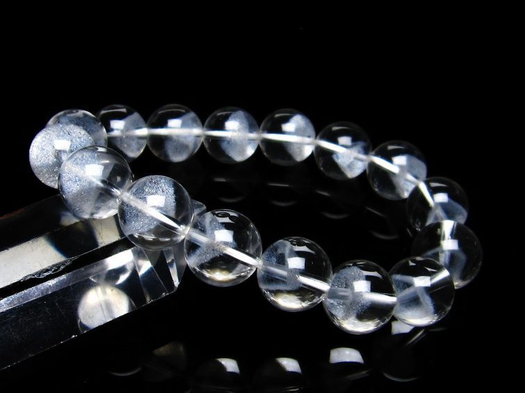 ホワイトファントム ブレスレット 12mm  一点物 111-21333